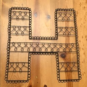 Pottery Barn Teens Wire Wall Letter “H”